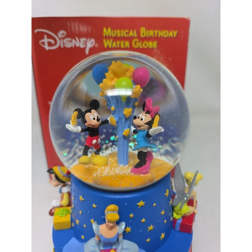 2001 Hallmark Disney Musical 100th Birthday Water Globe Limited Edition
